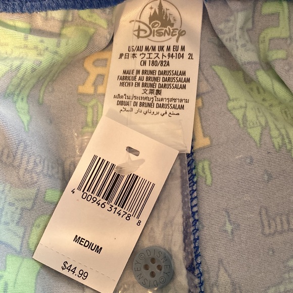 🧡🧡 Disneyland Resort Pajama Pants (size M) NWT - Picture 7 of 8